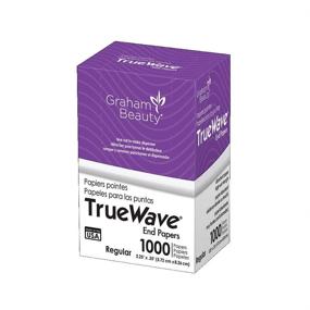 img 1 attached to 📦 Graham Beauty Salon Truewave Regular Perm End Paper - 1000 Pcs - HC-56174: Find Quality 2.25" x 3.25" Supplies