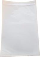 📦 mt products clear plastic packing list envelope pouch (100 pieces) - 6 1/2" x 10" - side loading, blank logo