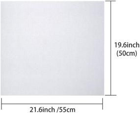 img 3 attached to 🧵 Set of 2 - 14 Count Big Size White Aida Cross Stitch Fabric, Premium Classic Reserve Aida Cloth, 19.6 x 21.6 Inch