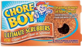 img 4 attached to 🧽 Chore Boy Copper Scouring Pad - Efficient 3-Pack for Superior Cleaning