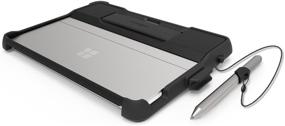 img 1 attached to 🔒 Kensington Blackbelt Surface Go Rugged Case - Protective Solution for Surface Go and Surface Go 2 (K97651WW)