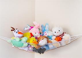 img 2 attached to 🧸 Optimize your Room Organization with the Durable and Easy-to-Install Stuffed Animal Toy Hammock - Includes E-Book and Storage Net for a Clean and Orderly Space