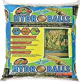 img 1 attached to Lightweight HydroBalls Expanded Clay Terrarium Substrate by Zoo Med, 2.5 lbs