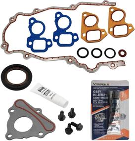 img 4 attached to 🔧 Gen III IV V LS Camshaft Thrust Retainer Plate Gasket Seal Kit + Timing Cover Gasket + Water Pump Gaskets + Crankshaft Seal - Fits 4.8 5.3L 6.0L 6.2L LSX LS1 LT1 L83 L86 L87 L84 LT4 LQ4 LQ9 LS2 LS3