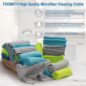 img 3 attached to FIXSMITH Microfiber Cleaning Cloth Multi Functional