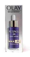 💫 olay regenerist max retinol 24 night serum, 1.3 oz, fragrance free - infused with vitamin b3 logo