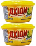 🍋 axion lime-lemon true degreaser 850g - enhanced with exclusive dcache sponge, total axion logo