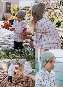 img 1 attached to 🧢 Qandsweat Beanie Toddlers: Trendy Vertical Style for Boys' Fashion Accessories