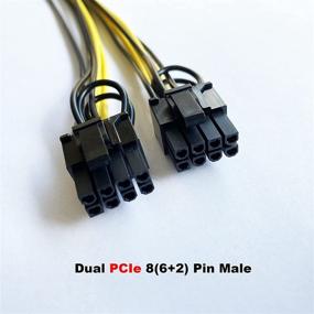 img 2 attached to Бесконечный адаптер PCIe 8 Pin Female к 2 x 8 Pin (6+2) Male кабель разветвитель питания для PCI Express длиной 12 дюймов