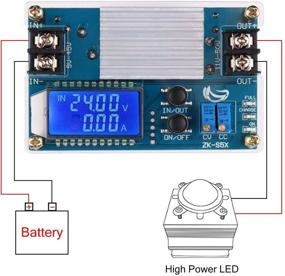 img 2 attached to 🔋 Yeeco DC Boost Converter: Adjustable 5A Step-Up Voltage Regulator with LED Display