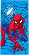 spider man 28 58 beach towel logo