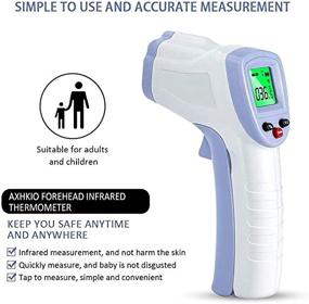 img 2 attached to 🌡️ AXHKIO Non-Contact Infrared Digital Forehead Thermometer for Adults, Kids, and Babies with LCD Display