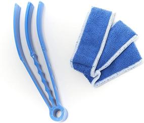 img 3 attached to 🧹 Efficient Superio Blinds Cleaner: Three-in-One Microfiber Duster Cloth for Blinds, Shutters, AC Vents - Perfect for Home or Car Cleaning