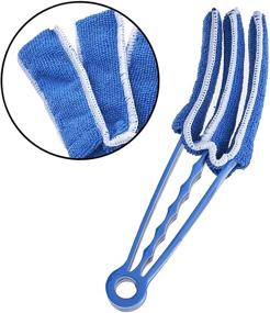 img 2 attached to 🧹 Efficient Superio Blinds Cleaner: Three-in-One Microfiber Duster Cloth for Blinds, Shutters, AC Vents - Perfect for Home or Car Cleaning