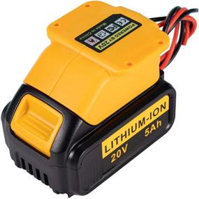 img 2 attached to Dewalt 20V to 18V Battery Adapter with 14 Gauge Robotics Dock Power Connector for Improved SEO