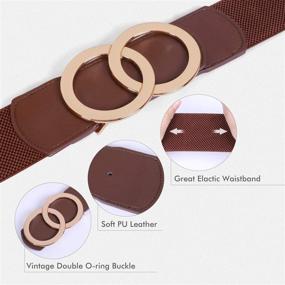 img 1 attached to JASGOOD Stretchy Ladies Elastic Dresses Women's Accessories for Belts