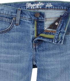 img 1 attached to 👖 Retro Straight Jerome Boys' Clothing for Jeans by Wrangler - Quality Boyswear at its Best!