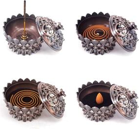 img 1 attached to Lotus Incense Holder Burner - Vintage-inspired for a Nostalgic Experience