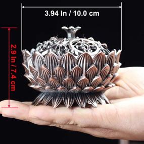 img 3 attached to Lotus Incense Holder Burner - Vintage-inspired for a Nostalgic Experience