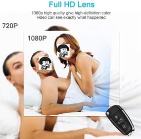 img 3 attached to Anysun HD Camera 1080P DVR - Multifunctional Car Key Chain Mini Camera - IR Night Vision Motion Detection - Ideal Covert Security Camera for Home, Office, and Indoor Surveillance - S820