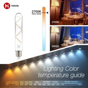 img 2 attached to 💡 Dimmable T10 LED Bulb with Equivalent Brightness