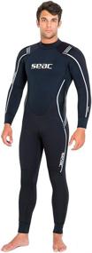 img 2 attached to SEAC Stretch Yamamoto Neoprene Wetsuit Sports & Fitness for Water Sports