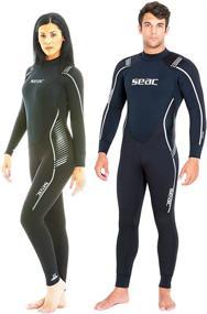 img 3 attached to SEAC Stretch Yamamoto Neoprene Wetsuit Sports & Fitness for Water Sports