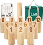 🎯 enhance fun and accuracy with the olsa throwing numbered scoreboard bag outdoor logo
