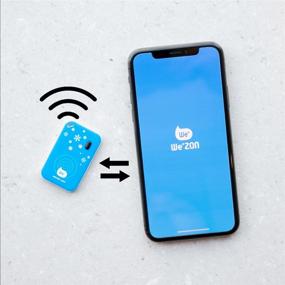 img 1 attached to 🔍 Bluetooth Tracker Device Tag - Smart Phone and Key Finder Locator, Last Location Ping with Spare Battery & Water Resistant Smart Case [iOS/Android Compatible] - Yellow