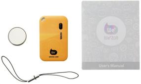 img 3 attached to 🔍 Bluetooth Tracker Device Tag - Smart Phone and Key Finder Locator, Last Location Ping with Spare Battery & Water Resistant Smart Case [iOS/Android Compatible] - Yellow