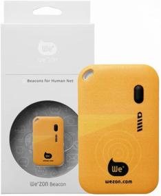 img 4 attached to 🔍 Bluetooth Tracker Device Tag - Smart Phone and Key Finder Locator, Last Location Ping with Spare Battery & Water Resistant Smart Case [iOS/Android Compatible] - Yellow