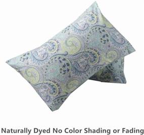 img 2 attached to YIH Pillows Paisley Printed Cotton