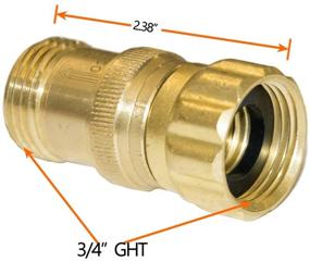 img 3 attached to HQMPC RV Water Pressure Regulator – Valve for Camper & Trailer, Protects RV Plumbing and Hose from High Water Pressure, 40-50 PSI