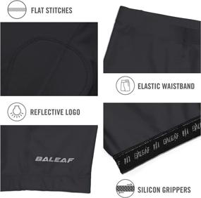 img 1 attached to BALEAF Kids Bike Shorts: Stylish & Protective Youth Cycling Gear for Road Biking, Triathlon, and Mountain Biking - UPF 50+