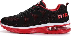 img 4 attached to MAFEKE Men's Athletic Lightweight Breathable Sneakers: Superior Performance & Style
