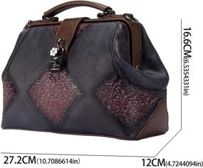 img 2 attached to Valrena Vintage Handmade Designer Shoulder Women's Handbags & Wallets