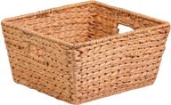 📦 honey-can-do natural basket-lg square, large: organize in style! logo