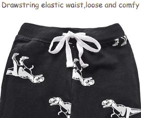 img 2 attached to ACESTAR Sweatpants: Premium Drawstring Athletic Kids' Pants - A Pure Boys' Clothing Essential