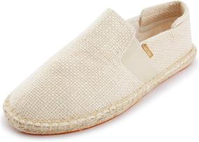 img 4 attached to 👞 Stylish Beige Men's Canvas Espadrilles by Alexis Leroy - Comfortable and Trendy Footwear