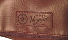 img 2 attached to 🐧 PENGUIN Munsingwear Men's Toiletry Travel Kit: Convenient Hanging Shave Bag in Brown