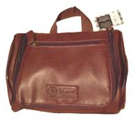 🐧 penguin munsingwear men's toiletry travel kit: convenient hanging shave bag in brown logo