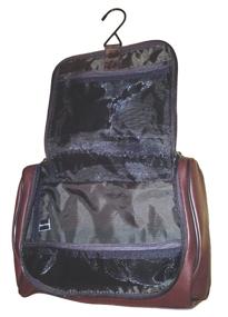 img 1 attached to 🐧 PENGUIN Munsingwear Men's Toiletry Travel Kit: Convenient Hanging Shave Bag in Brown