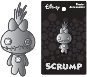 img 2 attached to Disney Scrump Pewter Lapel Pin: Multi-Colored, 1-inch