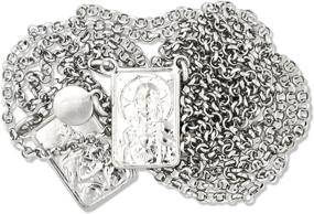 img 3 attached to 🔥 Divine Vatican Imports: Exceptional Sterling Silver First Communion Scapular