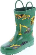 👞 резиновые детские ботинки foxtire kids construction equipment: превосходная безопасность и комфорт для активных мальчиков логотип