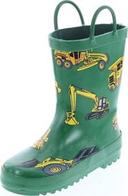 img 4 attached to 👞 Резиновые детские ботинки Foxtire Kids Construction Equipment: Превосходная безопасность и комфорт для активных мальчиков