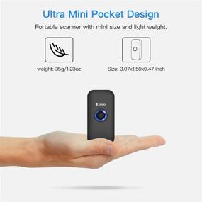 img 3 attached to 📱 Eyoyo Mini 1D Bluetooth Barcode Scanner: 3-in-1 Barcode Reader for Windows, Android, iOS, Tablets, and Computers - Bluetooth, USB Wired, and 2.4G Wireless Compatible.