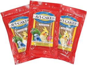 img 3 attached to 🦜 3 Pack of Lafeber's Original Flavor Avi-Cakes for Parakeets, Cockatiels, and Conures