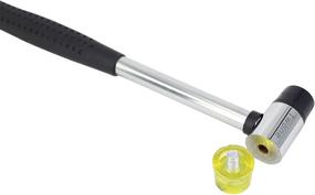 img 1 attached to 🔨 25MM Dual Head Nylon Rubber Hammer for Jewelers and Metalworking