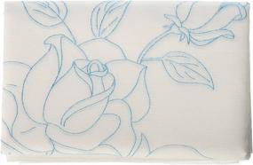 img 1 attached to 🌹 Needle Art Stamped Quilt Blocks - Long Stem Rose Design, 18"x18", Pack of 6